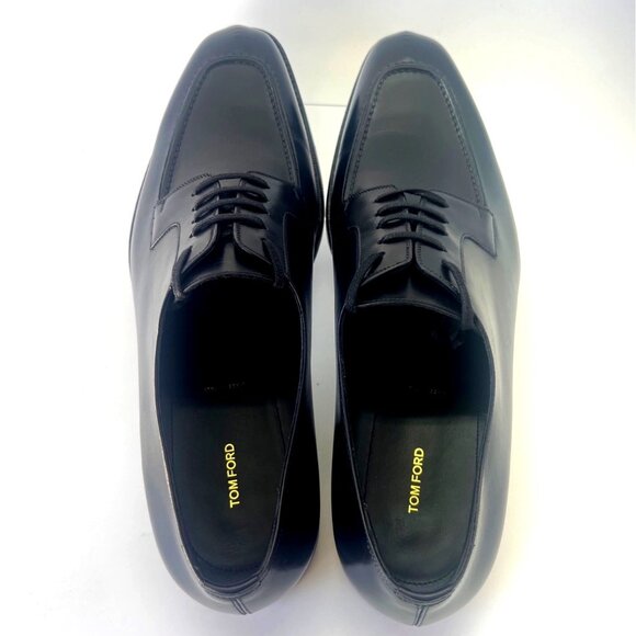 Tom Ford Leather Bos Taurus Men Shoes Formal Dress Shoes Size US12 - Picture 4 of 15